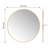 Adelina 30" Metal Round Wall Mirror-1798584583