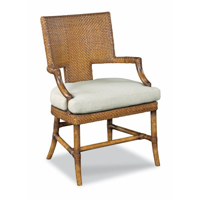 Klismos Upholstered Arm Chair