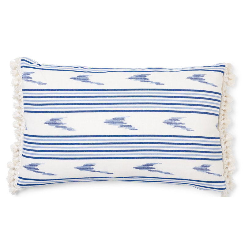 Schumacher x Mark D. Sikes Santa Barbara Ikat Pillow