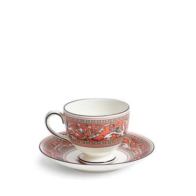 Wedgwood Florentine Colours Teacup & Saucer 5.8 fl oz