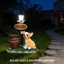 Décoration de jardin pour chien Corgi assis