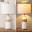 Lampe de table en résine Madysan USB