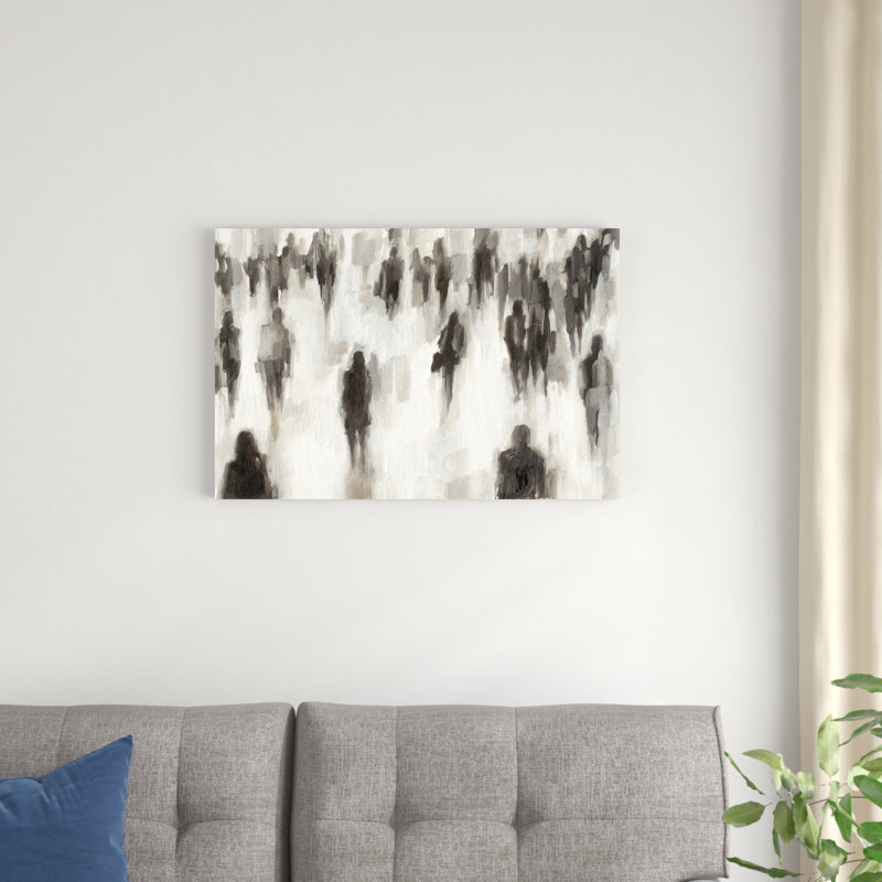 "Commuter II" par Ethan Harper - peinture sur toile tendue, H 20 po x l 30 po x P 1,25 po