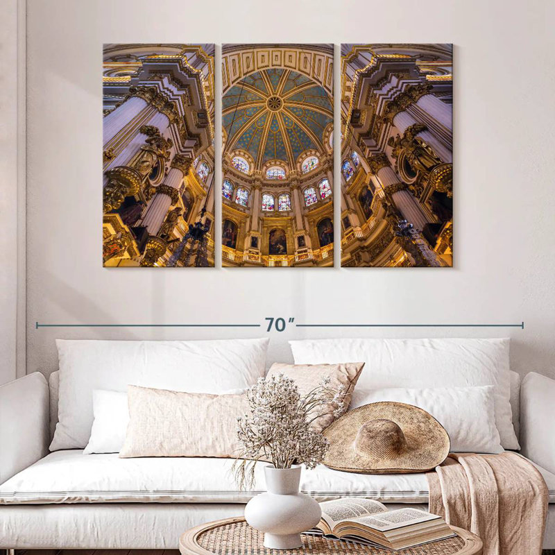 Rorry Granada Cathedral Interior, 32" H x 50" W