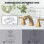 8 in. Widespread Deck Mounted Double Handle Bathroom Faucet-103448231