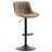Modern Height Adjustable Swivel Bar Stools Upholstered Leather Barstool Kitchen Island Chairs With Metal Frame-1547019503