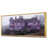 Toile avec cadre flottant or