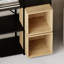 Aluino 179cm H x 139.5cm W Metal Bookcase