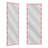 Full Length Mirror with Lights, 3 Color Modes, Touch Control, Ideal for Dressing Room and Bedroom-129417646-129417649