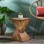 Table d'appoint en béton légère au look moderne et attrayant