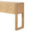 Geometric Carved Console Table With 3 Drawers-2026482898