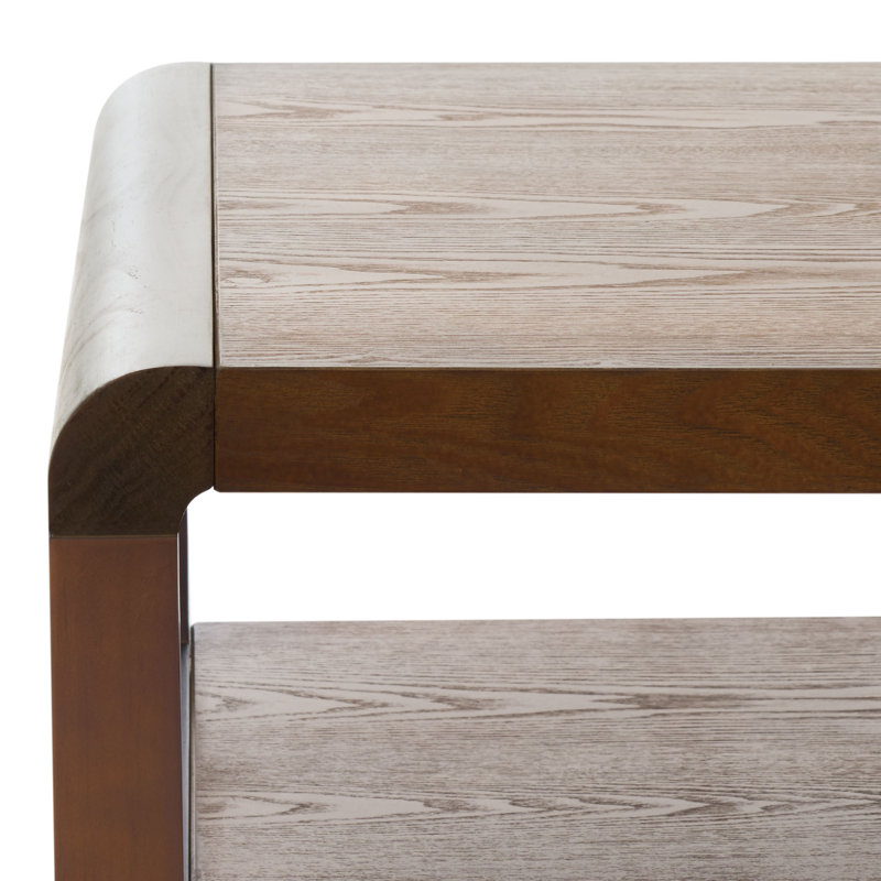 Omara 1 Shelf Coffee Table, Brown