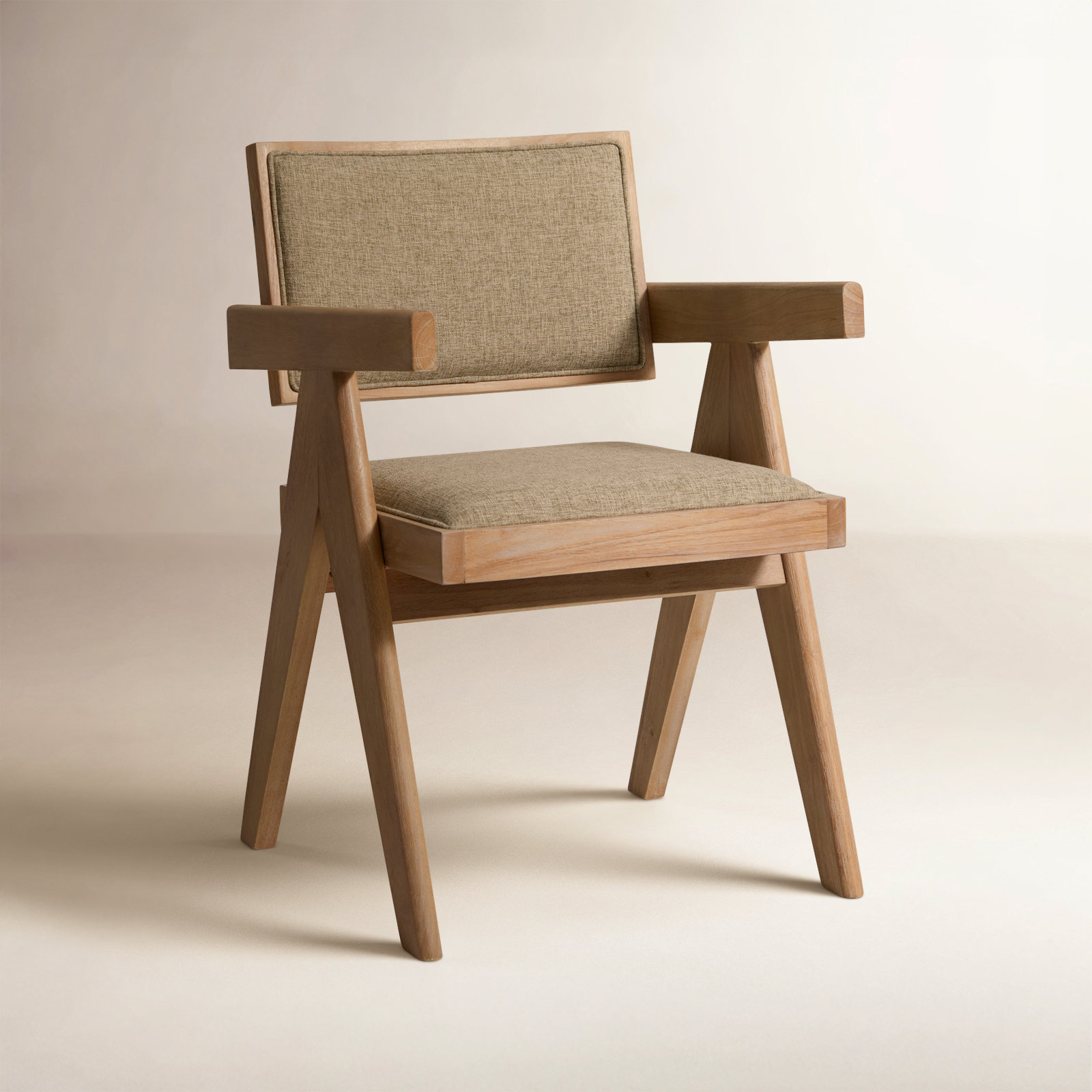 Granita Side Chair, Gray Beige/Driftwood