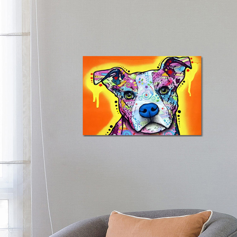 Serious Pit by Dean Russo - Wrapped Canvas Print, 66.04 cm H x 45.72 cm W x 3.175 cm D