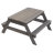 Jack & June Cedar Convertible Sand Box and Picnic Table
