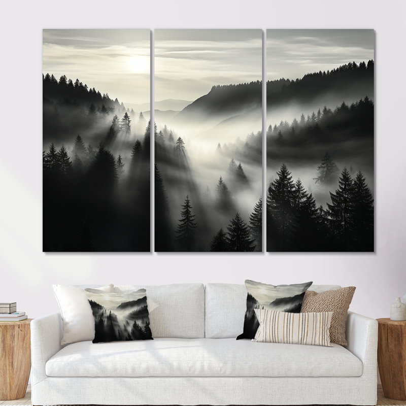 Ensemble d'art sur toile minimalisme, H 28 po x l 36 po, Toile tendue