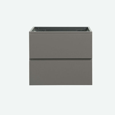 Wall mount cabinet Without basin,with two drawers, Pre-assembled