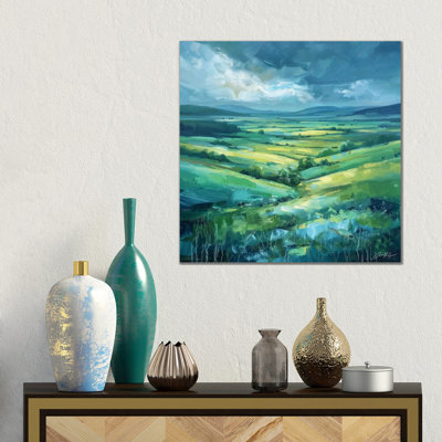 Irish Hills and Valleys - Framed Wall Art Print