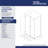 Unidoor Plus 38.5" W x 30.375" D x 72" H Frameless Pivot Rectangle Shower Enclosure with Fixed Panel-997376123