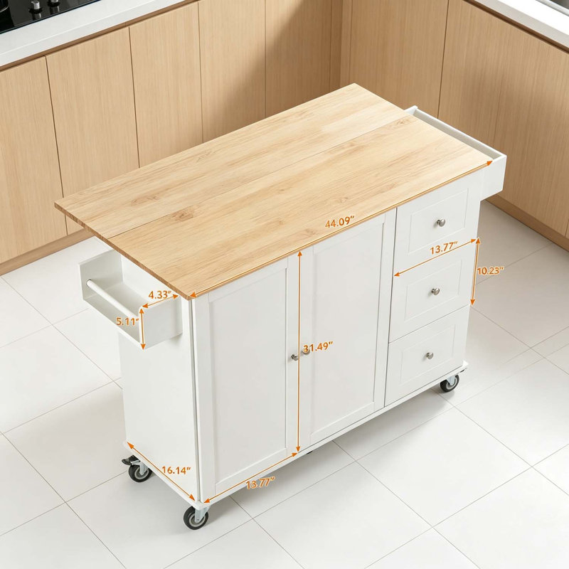 Îlot de cuisine, Blanc