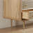 Solid Wood Rattan Six-Drawer Chest