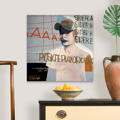Reproduction d’art sur toile, "sider A" par punk Sean
