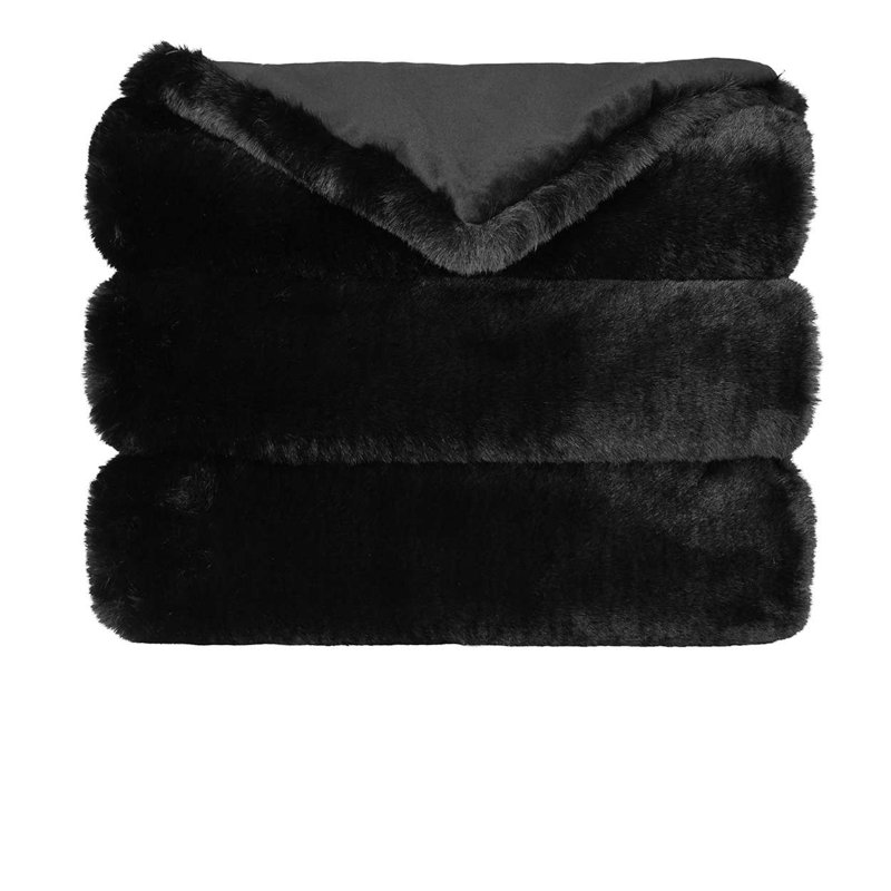 Arlo Throw Blanket, Black