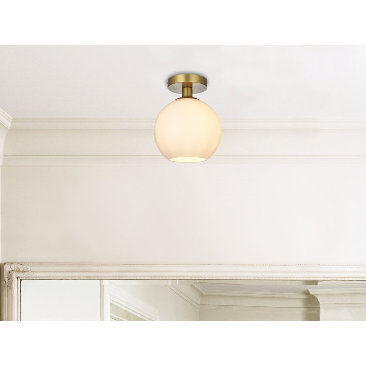 Snead Glass Semi Flush Mount