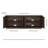 Mansfield Fluted Door Manufactured Wood TV Stand with Plinth Base-6592871