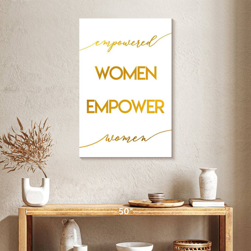 Citation de Tergel Empowered Women, H 36 po x l 24 po