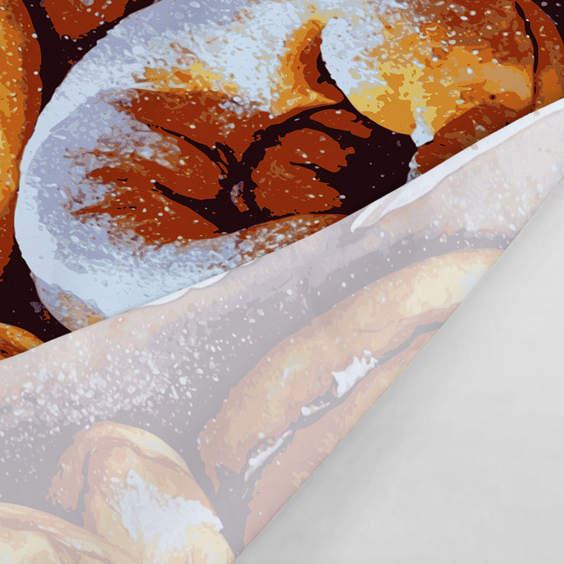 Tapisserie murale Desserts Beignets, 68 po x 80 po