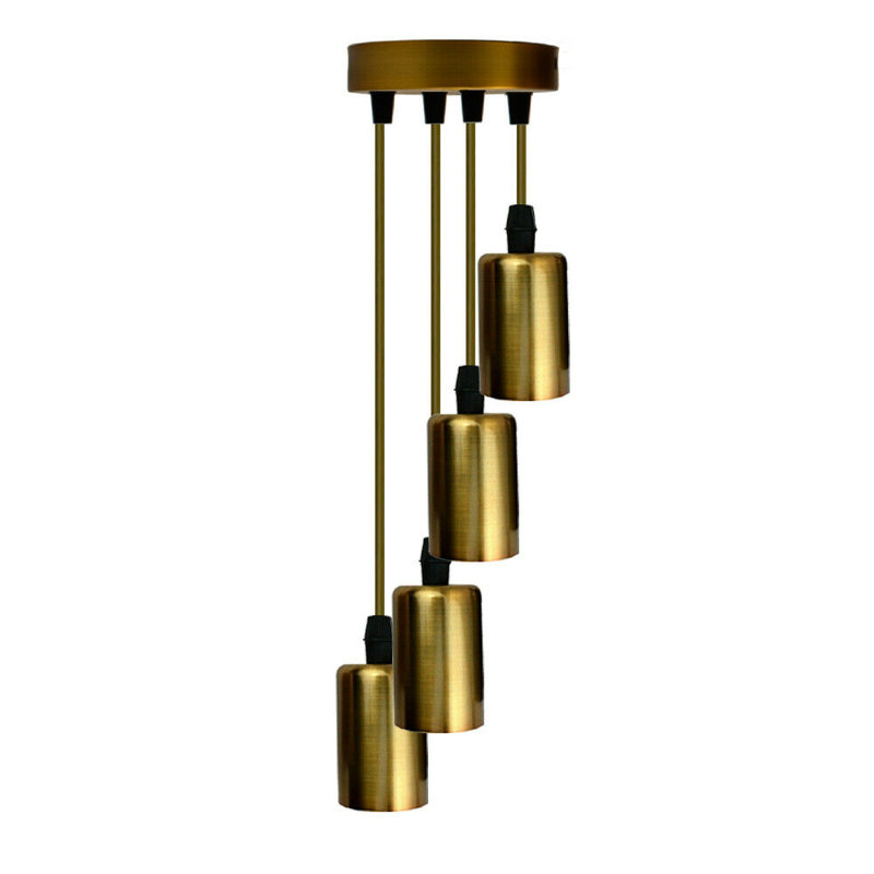 McLoud 4 - Light Gold Cluster Pendant