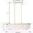 Debcoe 5 - Light Round / Oval Chandelier