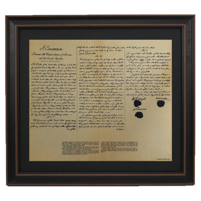 Louisiana Purchase | Framed Textual Art Print on Antique Parchment