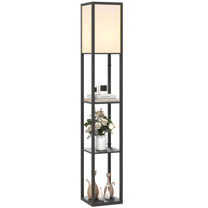 Retweet 160cm Column Floor Lamp, 3000K, Black