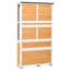 Remise de rangement extérieure pour outils avec porte verrouillable-110937805