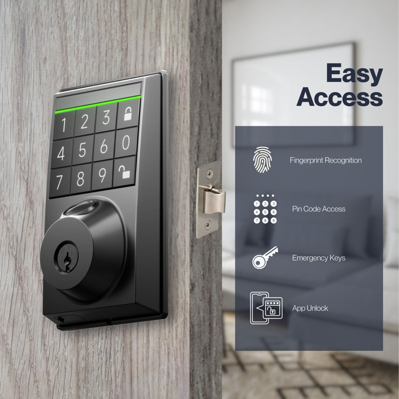 Serrure de porte Bluetooth Z09 4-en-1 