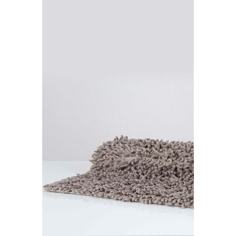 Hazem Bath Rug, Grey