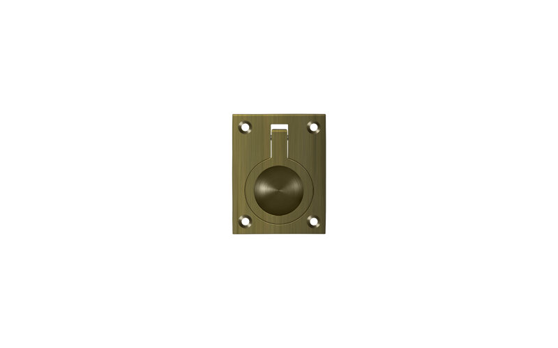 Ring Pull, Antique Brass