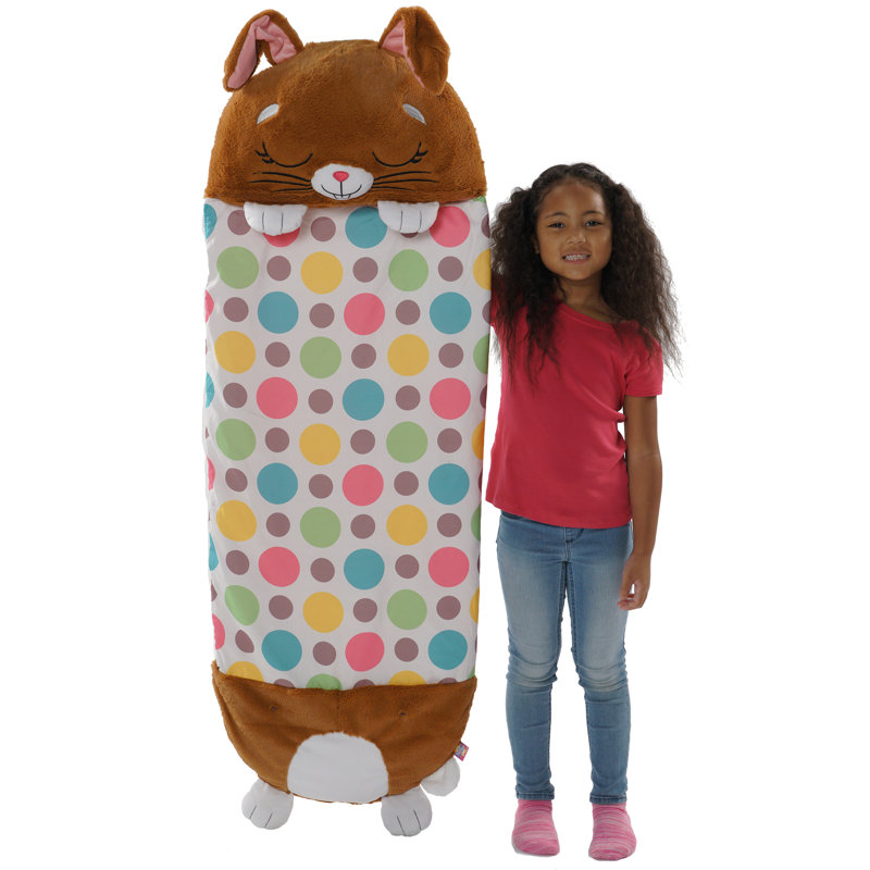 Happy Nappers: oreiller et sac endormi: Beeples le lapin, L 54 po x P 20 po