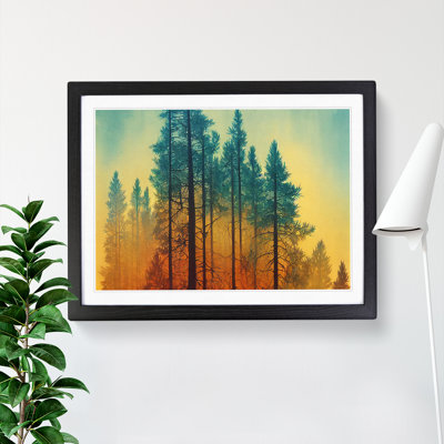 Seductive Pine Tree Forest - Single Picture Frame Painting