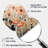 Peach Blossoming Abstractions I - Abstract Botanicals Nebula Shape Metal Wall Sculpture-110503322