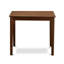 Ensemble de salle à manger 5 pièces, hauteur comptoir, comprenant une table de cuisine carrée et 4 chaises, 91 x 91 cm, acajou-1181803194-1181803188