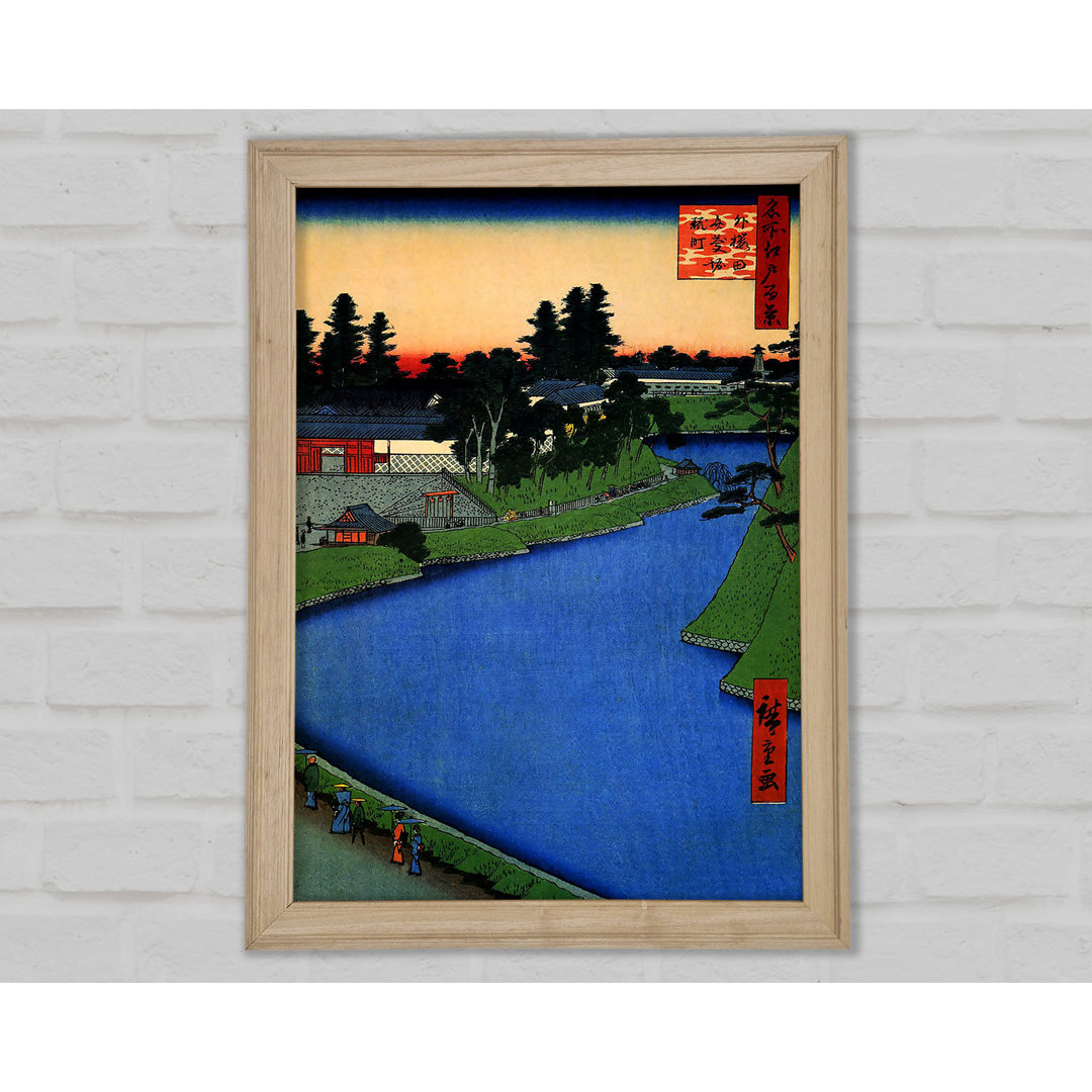 Hiroshige Benkei Graben - Einzelner Bilderrahmen Kunstdrucke