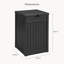 Boîte de livraison en résine 60 gallons avec couvercle verrouillable pour rangement extérieur-128992877