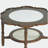 2-Tiered Coffee Table with Rattan