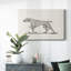 Toile tendue avec neutre Neutre Pointer II-563997665