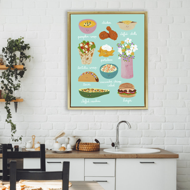 Cadre flottant Gourmet, 31 x 25, Metallic Gold Floater Framed