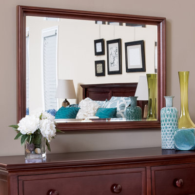 Stpierre Wood Square Wall Mirror