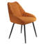 Chaise d'appoint rembourrée en tissu pour salle à manger (ensemble de 2)-774539407